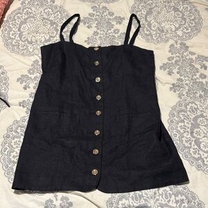 J. Crew Black Sleeveless Dress